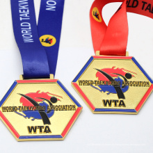 Medallas y trofeos de Taekwondo de deportes de metal personalizados